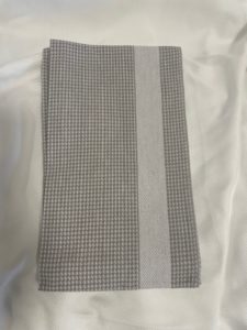 Waffeltuch kariert 'Flipper' (CH) 100% Baumwollzwirn 50x85 cm, taupe